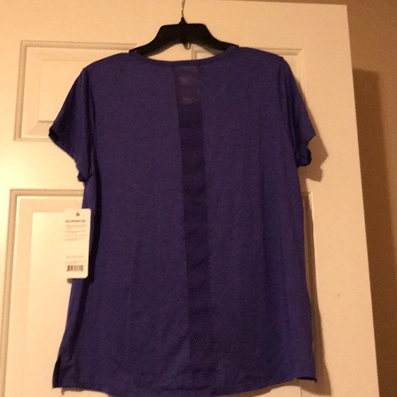 Nwt quick dry top purple large solid front - Picture 1 of 4